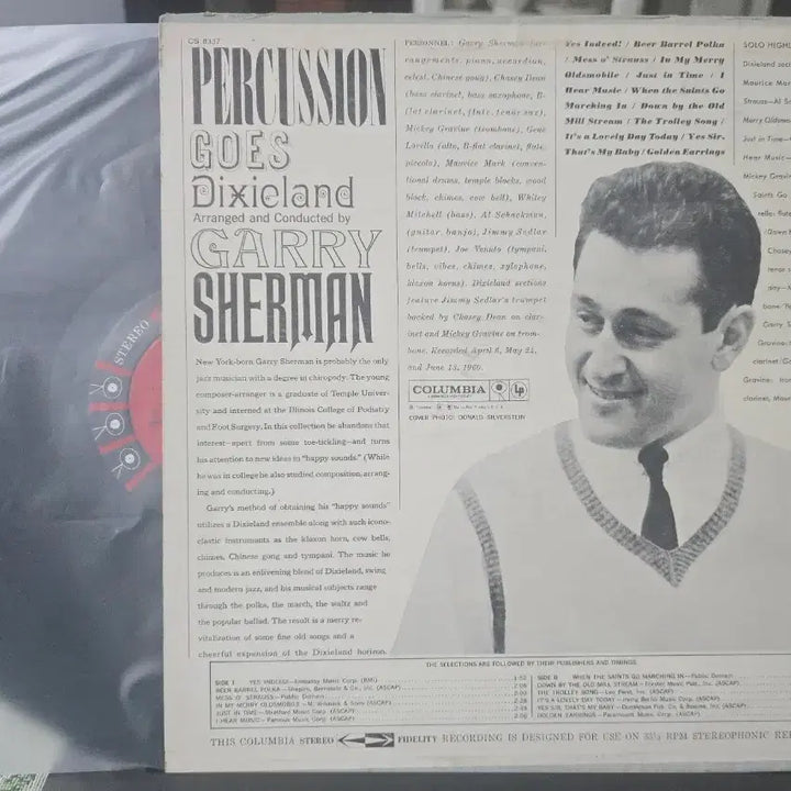 [BUNJANG] Garry Sherman Percussion Goes Dixieland LP (1960 US Press) / Garry Sherman_Percussion~Dixieland_LP US