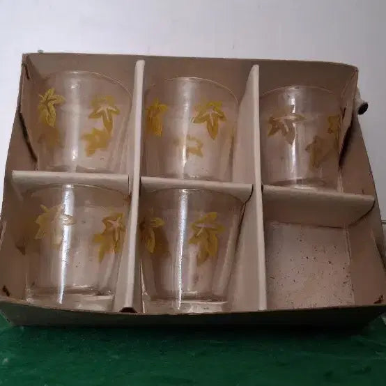 [BUNJANG] Vintage Soju Shot Glasses Set (5 Pieces) / 옛날 소주잔...