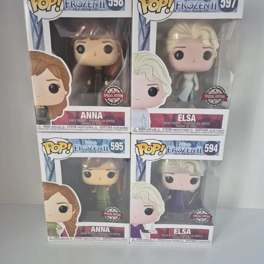 [BUNJANG] Disney Frozen 2 Funko Pop Anna &amp; Elsa Set / 겨울왕국2 펀코팝 피규어 안나/엘사 세트 (무조건 일괄 판매 합니다)