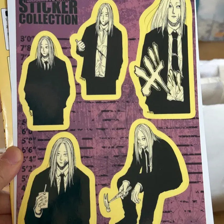[BUNJANG] Sakimotodays Shishiba Sticker and Original Art Card Set / 사카모토데이즈 시시바
