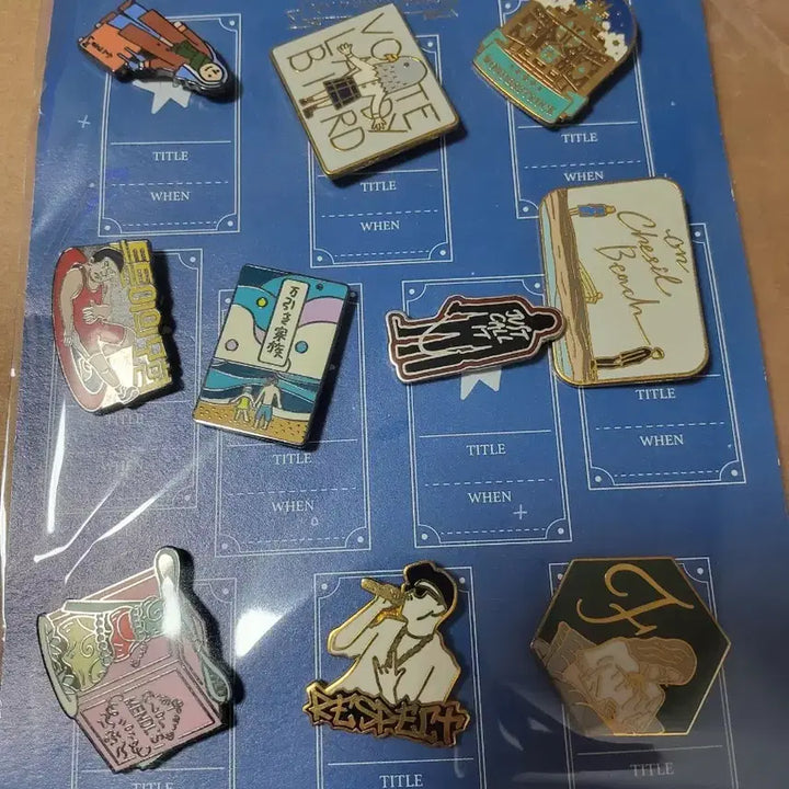 [BUNJANG] Artist Badge Collection (2017-2025) - 92 Types / 2017년~2025년 아티스트 뱃지 94종 영화 굿즈