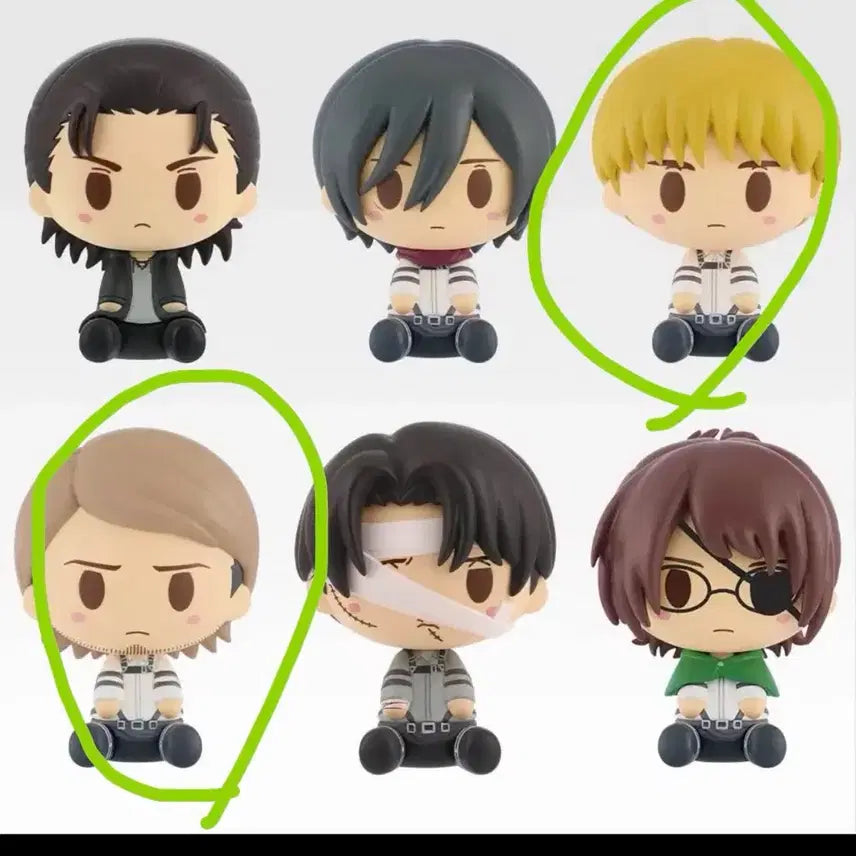 [BUNJANG] Attack on Titan Ichiban Kuji Choco-no-ko Jean &amp; Armin / 진격의 거인 제일복권H상 초코노코(쟝,아르민)