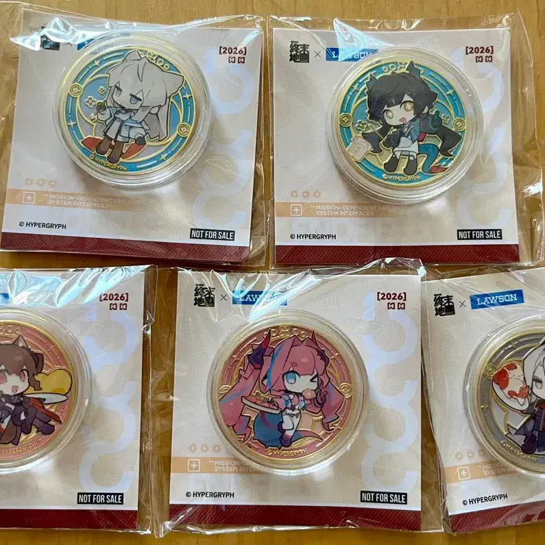 [BUNJANG] Enfield X Lawson Collaboration Coin Full Set / 엔드필드 X Lawson 콜라보 주화 풀세트