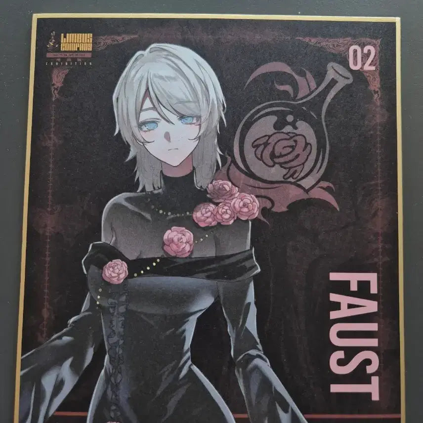 [BUNJANG] Limbus Company Faust Shikishi Board / 림버스 컴퍼니 특전 파우스트 색지