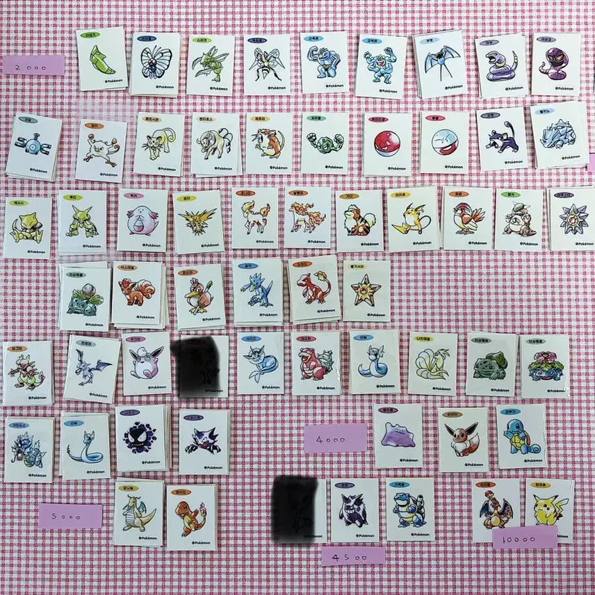 [BUNJANG] 30th Anniversary Pokemon Sticker Collection / (매일업뎃)30주년 포켓몬 띠부씰 30주년 아트워크 포켓몬 띠부씰