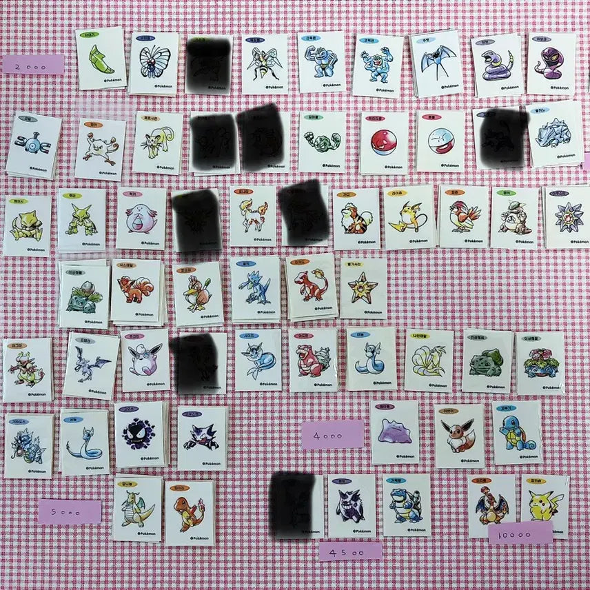 [BUNJANG] 30th Anniversary Pokemon Sticker Collection / (매일업뎃)30주년 포켓몬 띠부씰 30주년 아트워크 포켓몬 띠부씰