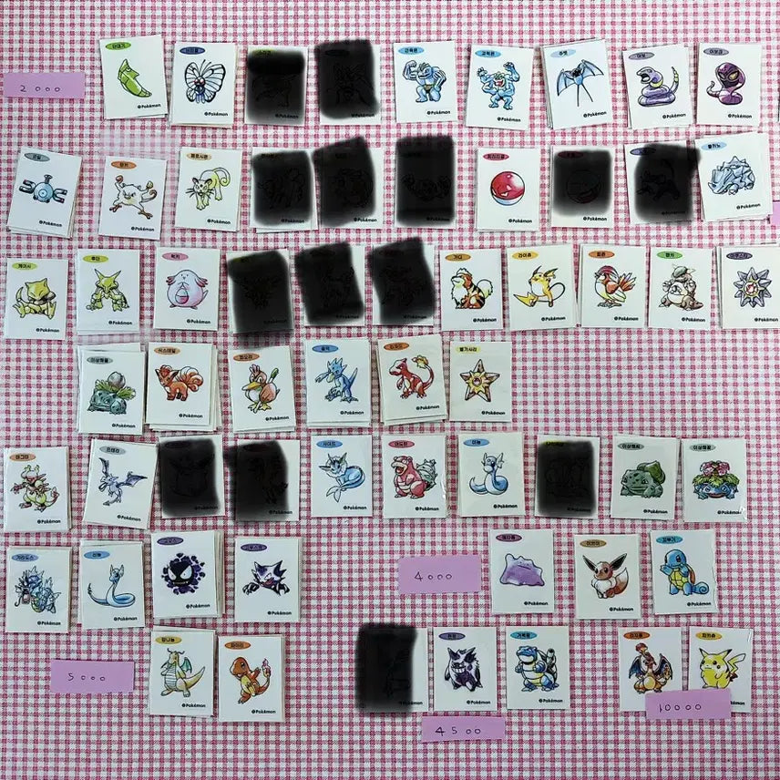 [BUNJANG] 30th Anniversary Pokemon Sticker Collection / (매일업뎃)30주년 포켓몬 띠부씰 30주년 아트워크 포켓몬 띠부씰