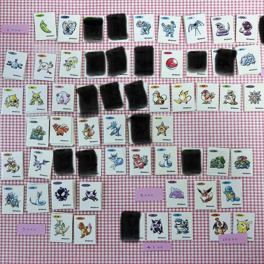 [BUNJANG] 30th Anniversary Pokemon Sticker Collection / (매일업뎃)30주년 포켓몬 띠부씰 30주년 아트워크 포켓몬 띠부씰