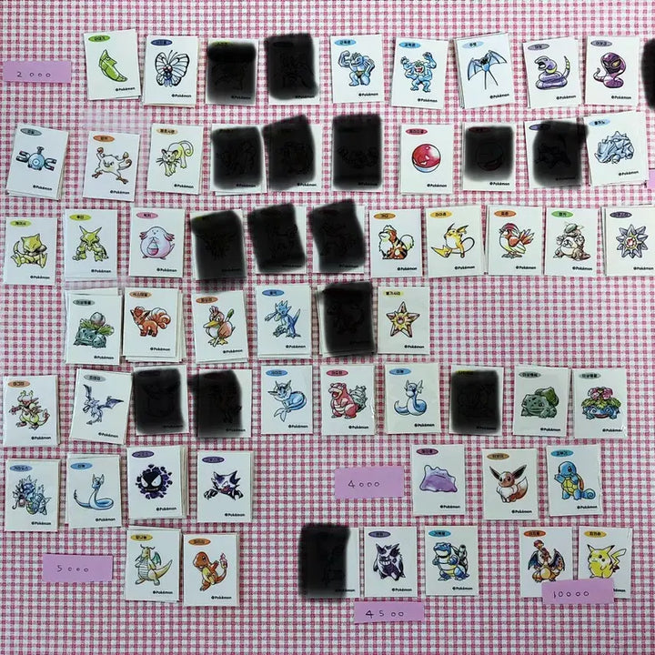 [BUNJANG] 30th Anniversary Pokemon Sticker Collection / (매일업뎃)30주년 포켓몬 띠부씰 30주년 아트워크 포켓몬 띠부씰