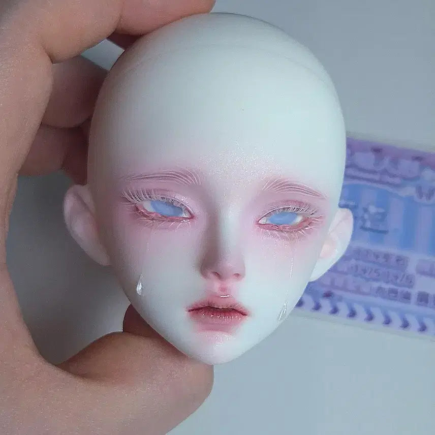 [BUNJANG] BJD MSD Head with Certificate, Eyes, and Default Box / 보증카드 + 헤드 + 디폴트박스 구관 msd 구체관절인형 헤드