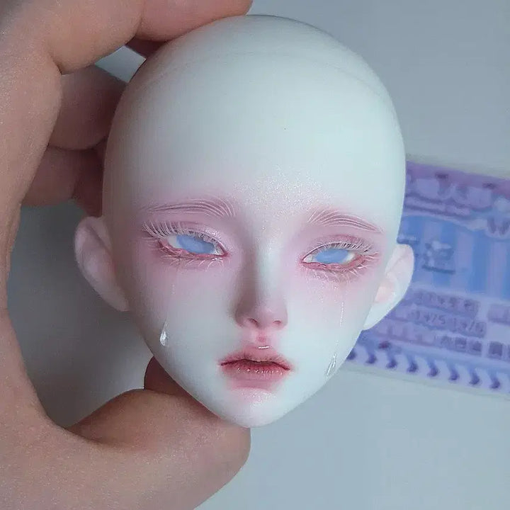 [BUNJANG] BJD MSD Head with Certificate, Eyes, and Default Box / 보증카드 + 헤드 + 디폴트박스 구관 msd 구체관절인형 헤드