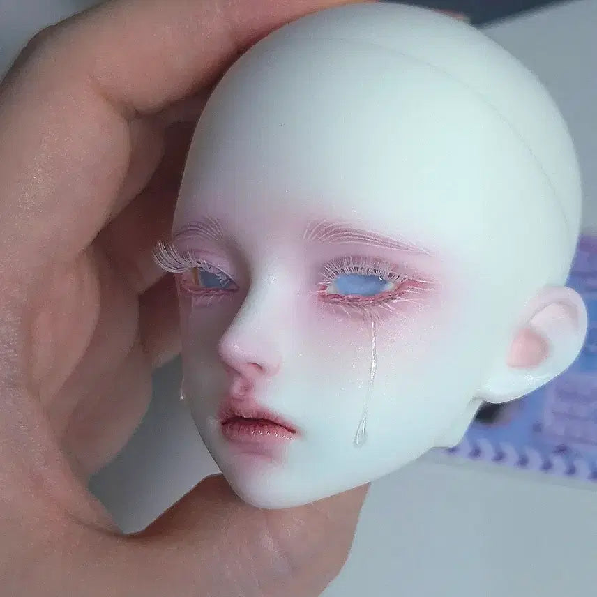 [BUNJANG] BJD MSD Head with Certificate, Eyes, and Default Box / 보증카드 + 헤드 + 디폴트박스 구관 msd 구체관절인형 헤드