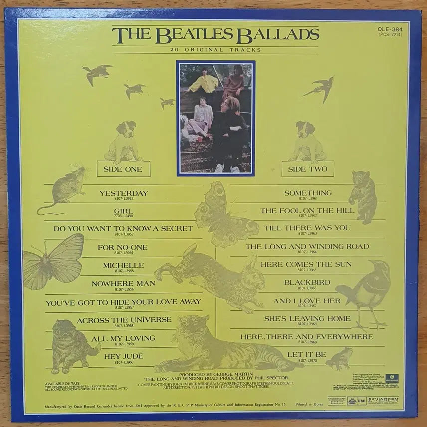 [BUNJANG] The Beatles Ballads LP / 비틀즈 발라드 LP .nm-