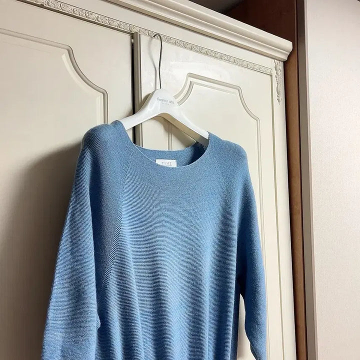 [BUNJANG] TIME Ribbed Knit Midi Dress Size 90 / (정품)타임 원피스 90 사이즈