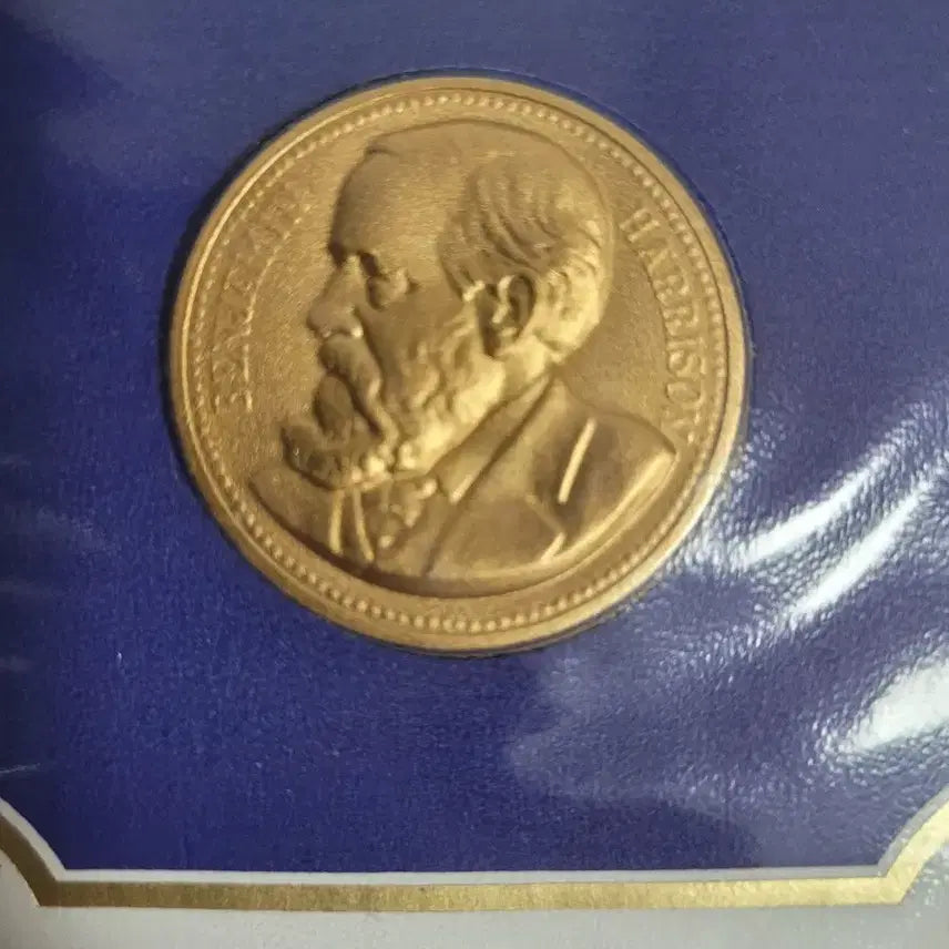 [BUNJANG] Benjamin Harrison 23rd US President Commemorative Medal First Day Cover Bundle / 벤자민 해리슨 23대 대통령 기념 메달 초일 봉투2장 일괄
