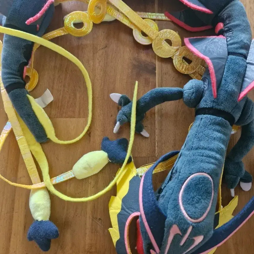 [BUNJANG] Shiny Mega Rayquaza Large Articulated Plush / 포켓몬스터 이로치 메가 레쿠쟈 대형 관절 인형