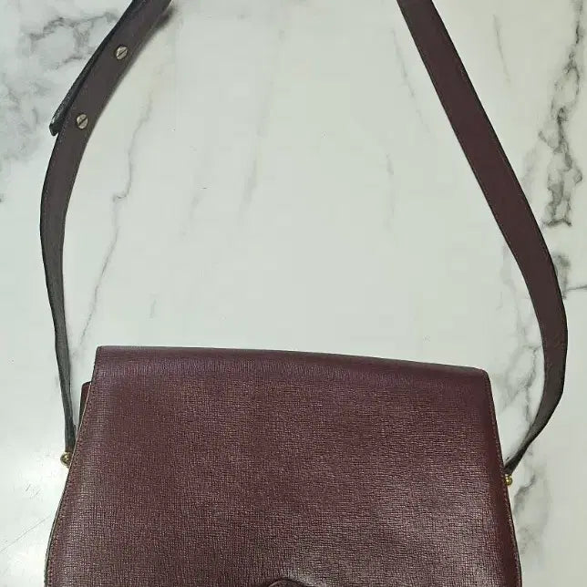 [BUNJANG] Cartier Burgundy Shoulder Bag / 까르띠에 버건디 숄더백