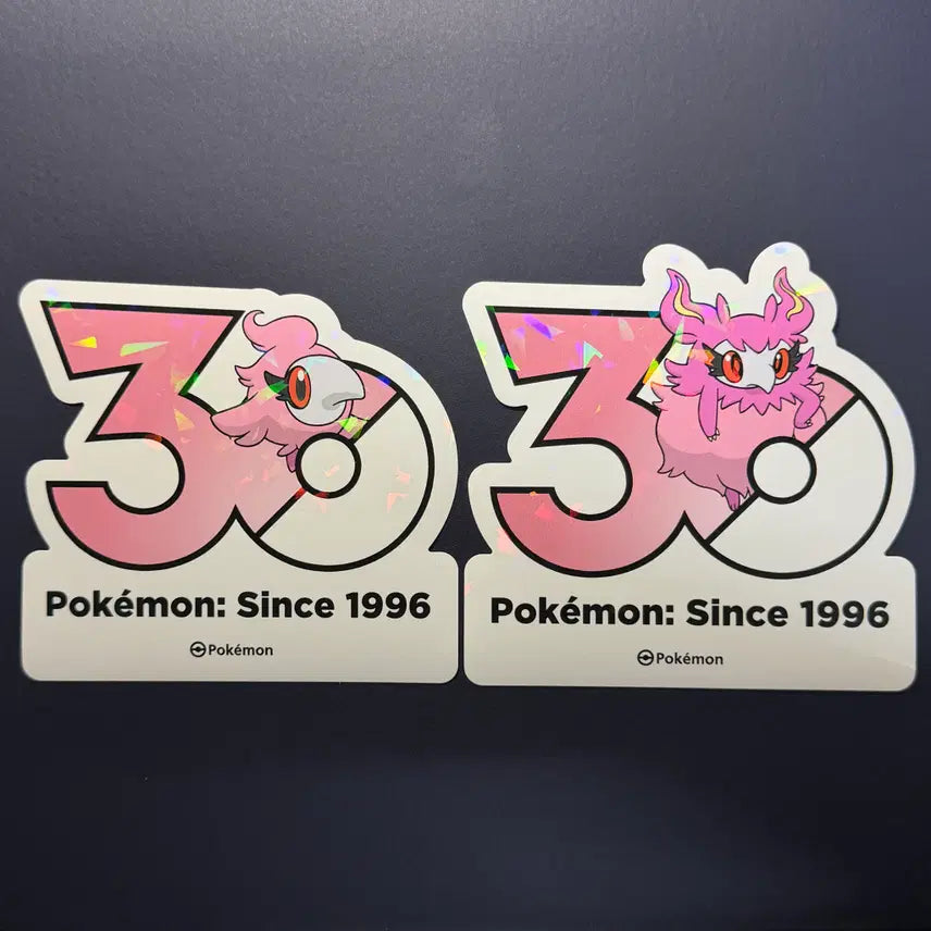 [BUNJANG] Pokémon 30th Anniversary Logo Stickers - 6th Gen &