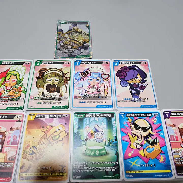[BUNJANG] Cookie Run Kingdom Chaos Kingdom Promo Card Bundle Set / 쿠키런킹덤 허무의선계 한박스 개봉분+쿠키런킹덤 프로모카드 일괄