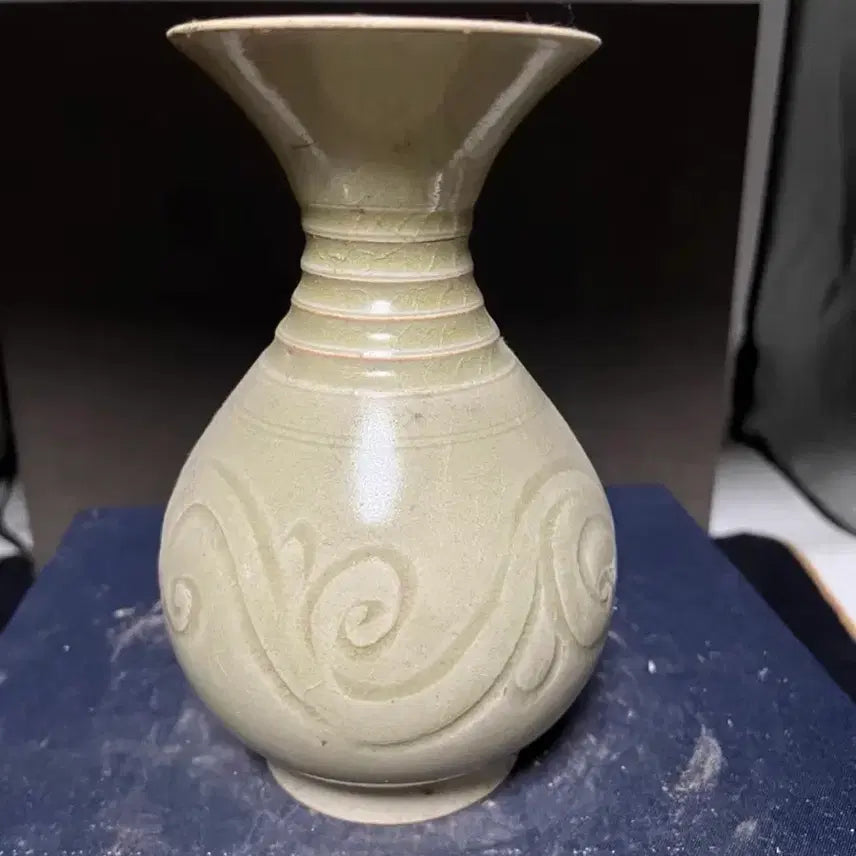 [BUNJANG] Jeongjinsin Celadon Vase / 진품 원조시대 경더진요 (파손) 마지막사진 참고