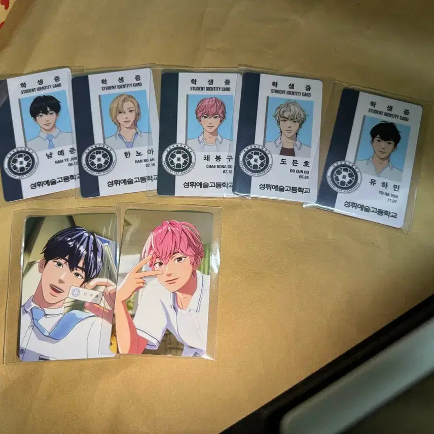[BUNJANG] PLAVE 6th Summer Student ID Photocard Bundle Set / 플레이브 여섯번째여름 육여름 학생증 포카 일괄 판매