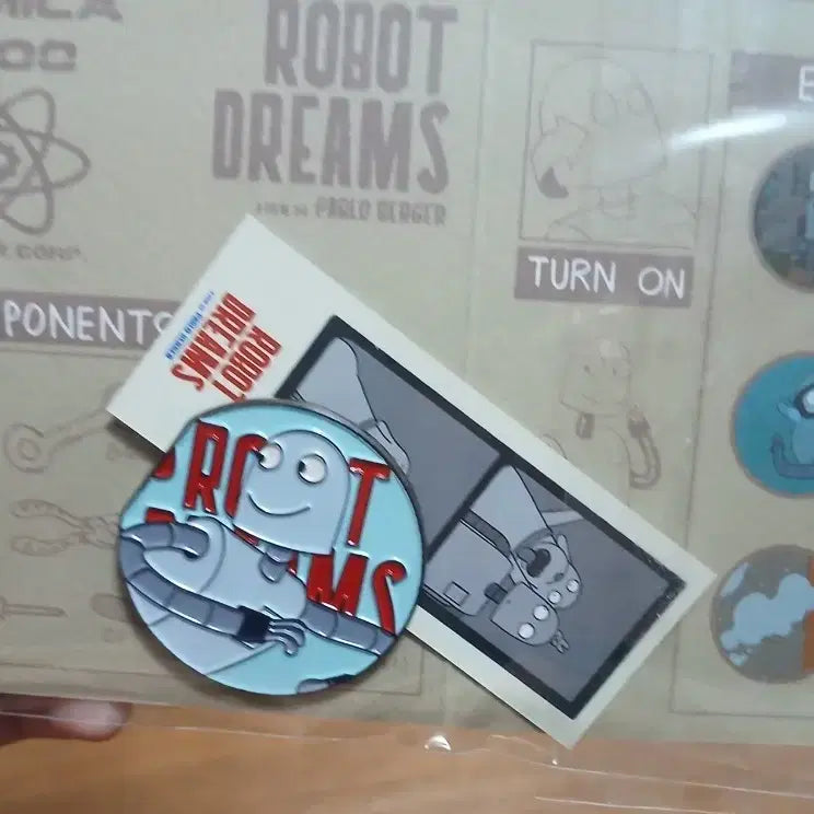[BUNJANG] Robot Dreams Robot Badge / 영화 로봇드림 로봇뱃지