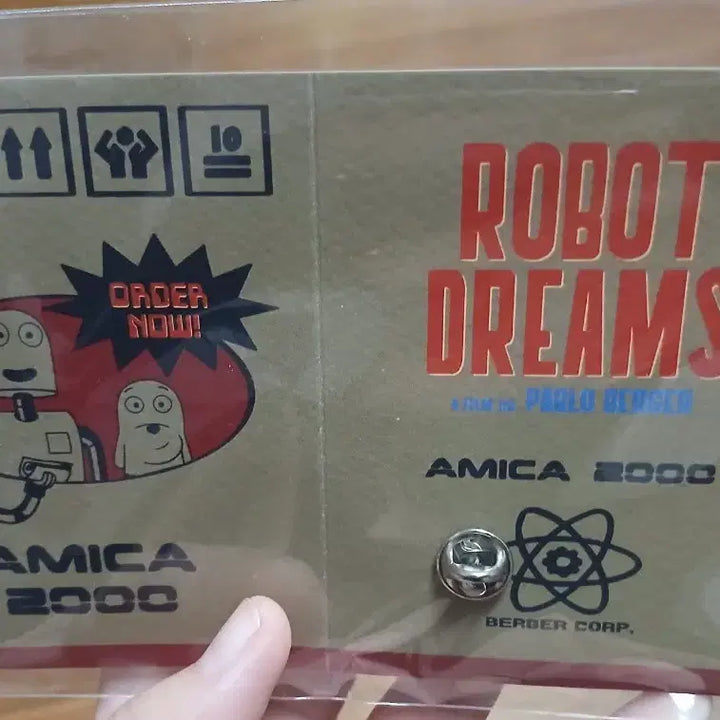 [BUNJANG] Robot Dreams Robot Badge / 영화 로봇드림 로봇뱃지