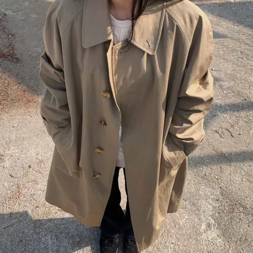 [BUNJANG] Burberry Trench Coat Beige Classic Check / 버버리 트렌치코트 베이지 클래식 체크