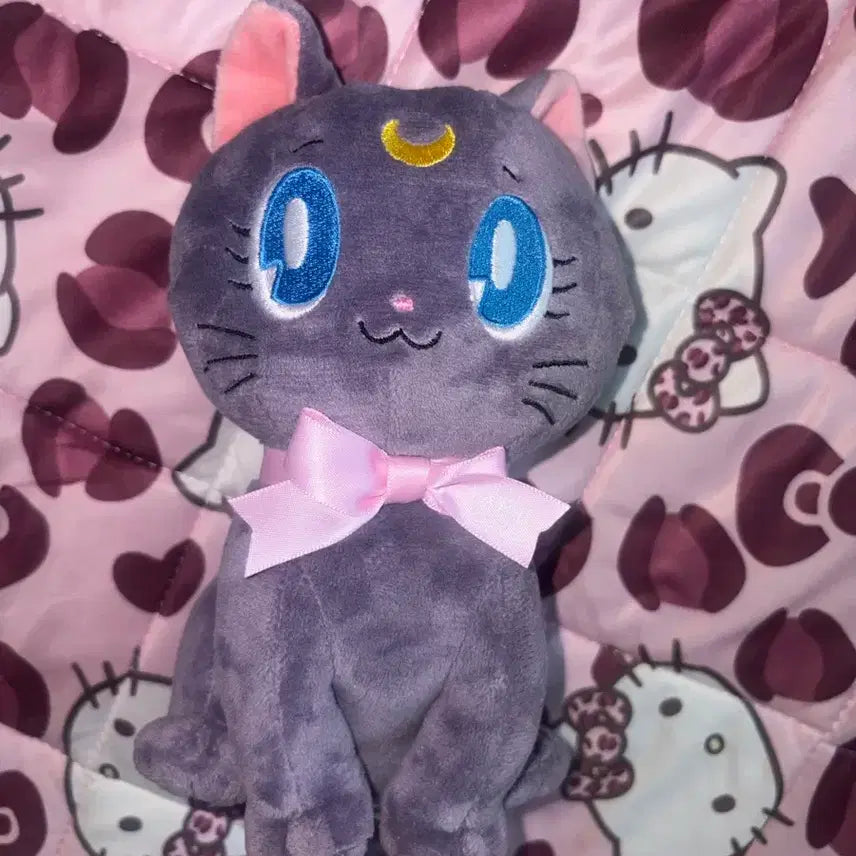 [BUNJANG] Sailor Moon Luna Plush Doll / 갸루 지뢰계 방꾸 세일러문 고양이 인형 루나 봉제인형