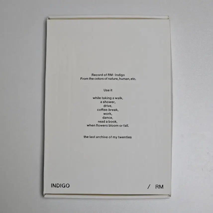 [BUNJANG] BTS RM Indigo Album / 방탄 방탄소년단 알엠 rm 인디고 앨범 판매