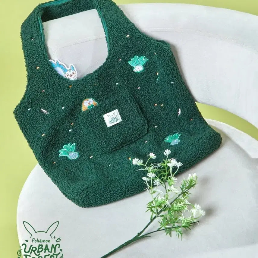 [BUNJANG] Pokemon Seoul Forest Urban Forest Eco Bag / 포켓몬 서울숲 어반 포레스트 잔디무드 에코백