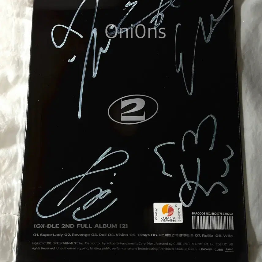 [BUNJANG] (G)I-DLE 2 Super Lady Signed Album / 여자아이들 아이들 2 superlady 싸인 앨범 사인 sign idle