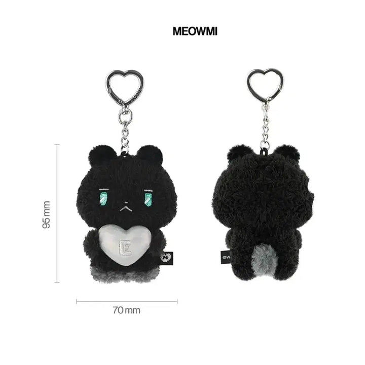 [BUNJANG] PLAVE Dust Mmemimu Keyring Mammi Kkammem Tamem Tam Kkaman Hamin Doll / 플레이브 더스트 므메미무 키링 먀미 깜믐 탄믐 탄 까만 하민 인형