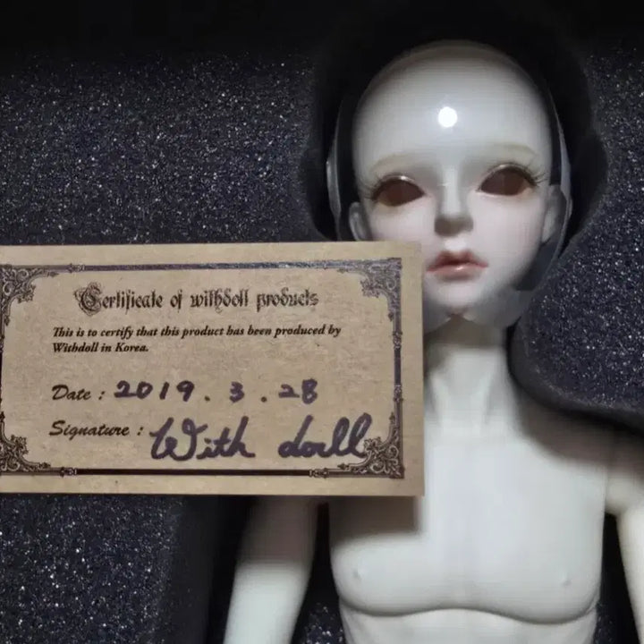 [BUNJANG] WithDoll Ian Doll Body (White Skin) - MSD Ball Jointed Doll (Boy) / 위드돌 이안 본체 미백 구체관절인형 구관 bjd 남아 msd