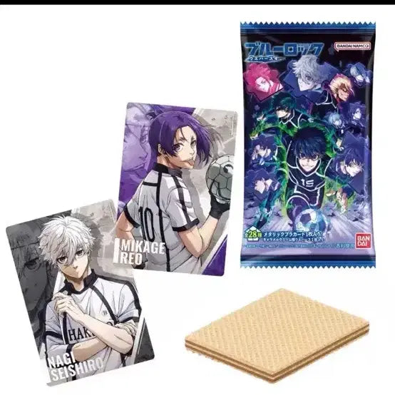 [BUNJANG] Blue Lock Wafer 4th Edition Metallic Card (5 Sealed Packs) / 블루록 웨하스 4탄 메탈릭 카드 (5개 미개봉