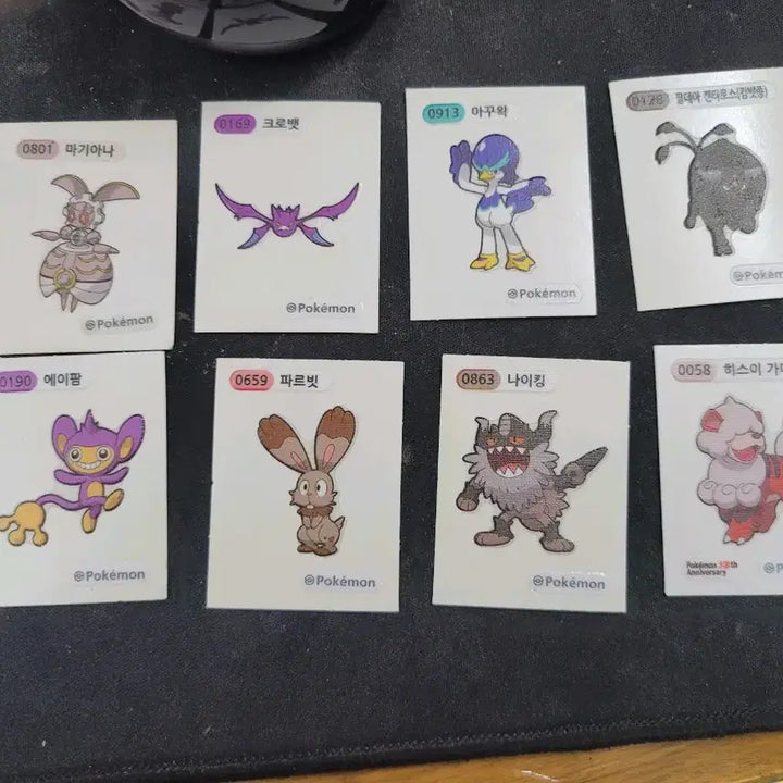 [BUNJANG] Pokemon Stickers Bundle / 포켓몬 띠부씰 다수