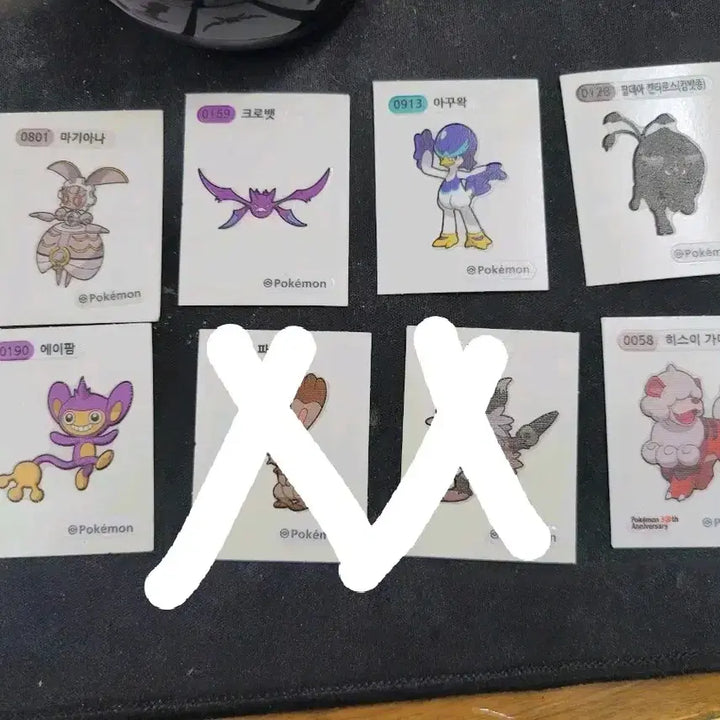 [BUNJANG] Pokemon Stickers Bundle / 포켓몬 띠부씰 다수
