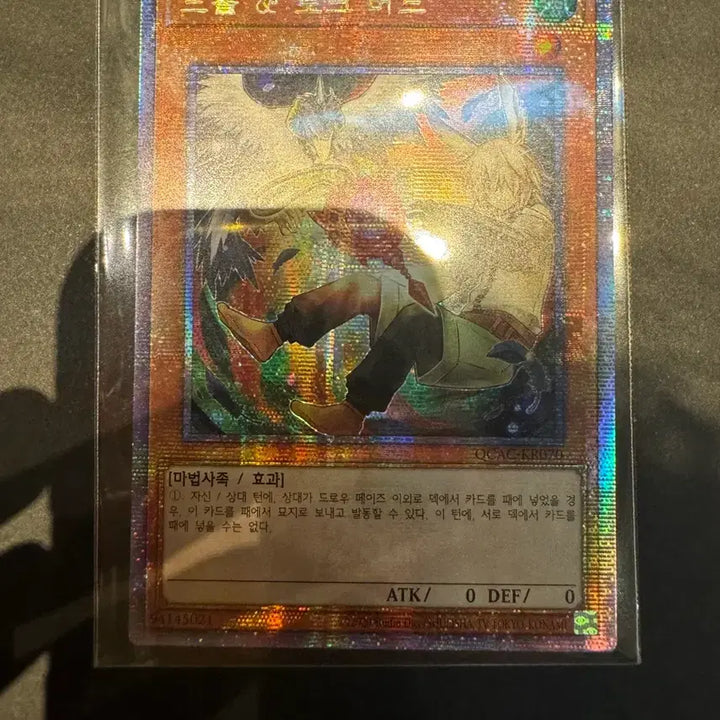 [BUNJANG] Yu-Gi-Oh! Droll &amp; Lock Bird Shinir Quasick / 유희왕 드롤 &amp; 로크 버드 신일 쿼싴