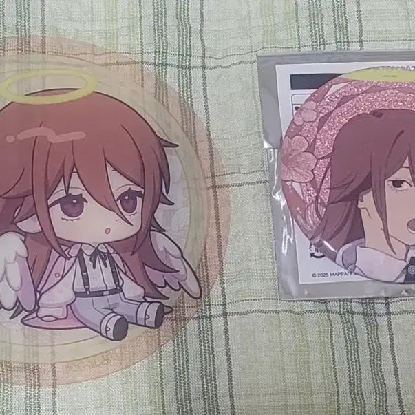 [BUNJANG] Chainsaw Man Angel Sunshine Special Edition Coaster + Can Badge Set / 체인소맨 천사 선샤인 특전 코스터 + 캔뱃지 세트