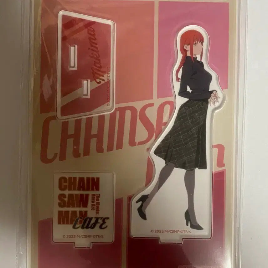 [BUNJANG] Chainsaw Man Makima Acrylic Stand / 체인소맨 카페 콜라보 마키마 아크릴 스탠드