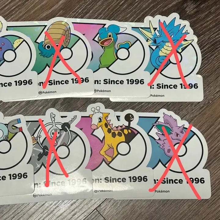[BUNJANG] Pokemon 30th Anniversary Stickers / 포켓몬 30주년 스티커