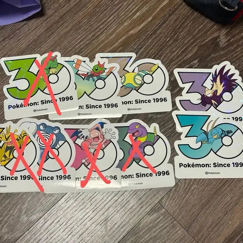 [BUNJANG] Pokemon 30th Anniversary Stickers / 포켓몬 30주년 스티커
