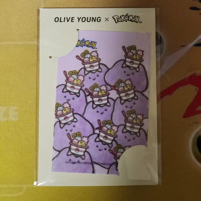 [BUNJANG] Pokemon Metamon Card Sticker / 포켓몬스터 올리브영 메타몽 카드스티커 팝니다.