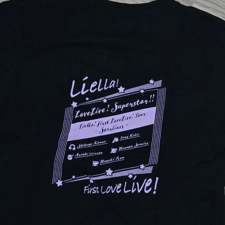 [BUNJANG] Love Live! Superstar!! Liella! First Live T-Shirt Free Size / 러브라이브 슈퍼스타 리엘라 리에라 퍼스트라이브 티셔츠 Free