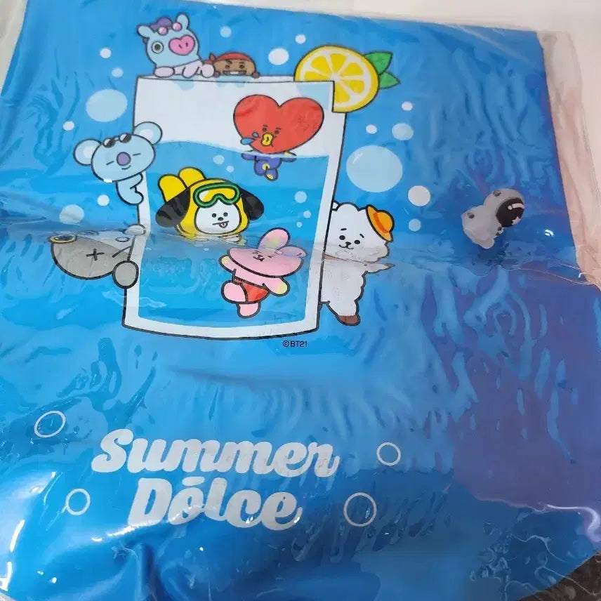 [BUNJANG] BTS BT21 Beach Bag / BTS BT21 비치백
