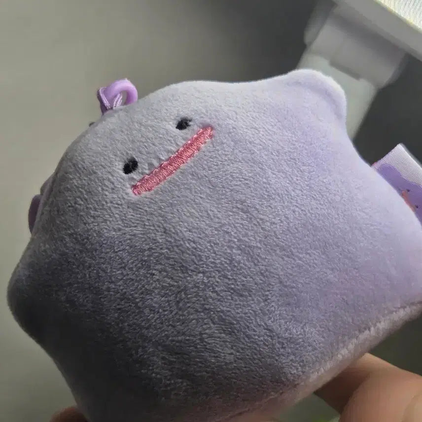 [BUNJANG] Ditto Plush Keychain / 포켓몬스터 메타몽 인형 키링 봉제인형