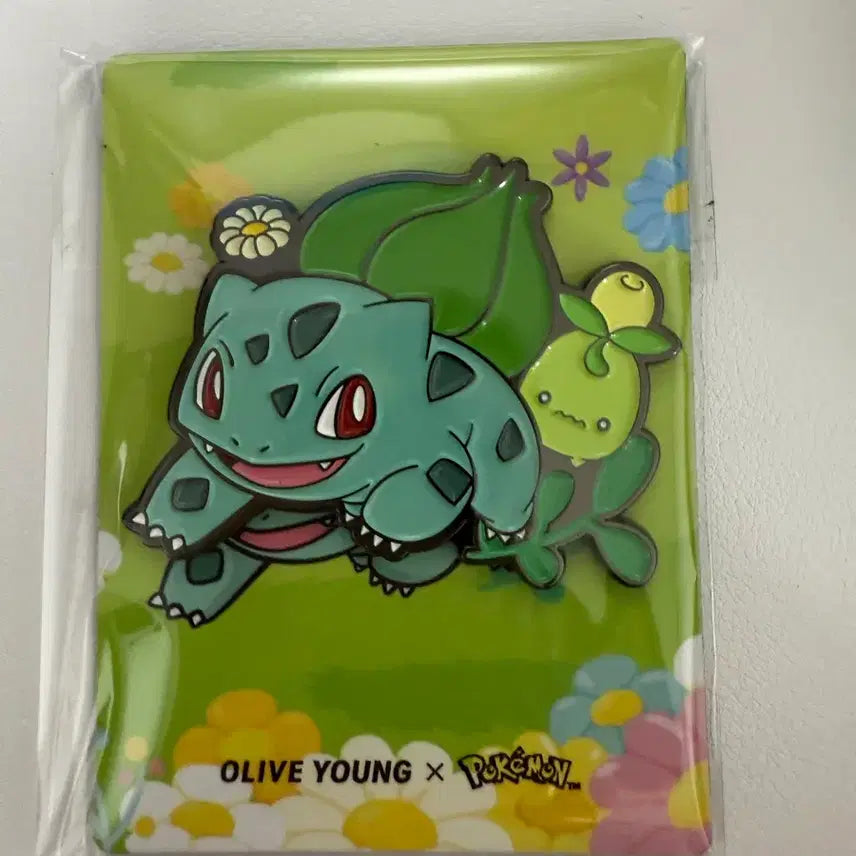 [BUNJANG] Olive Young Pokémon Collaboration Double Magnet - Bulbasaur / 올리브영 포켓몬 콜라보 더블 마그넷 이상해씨