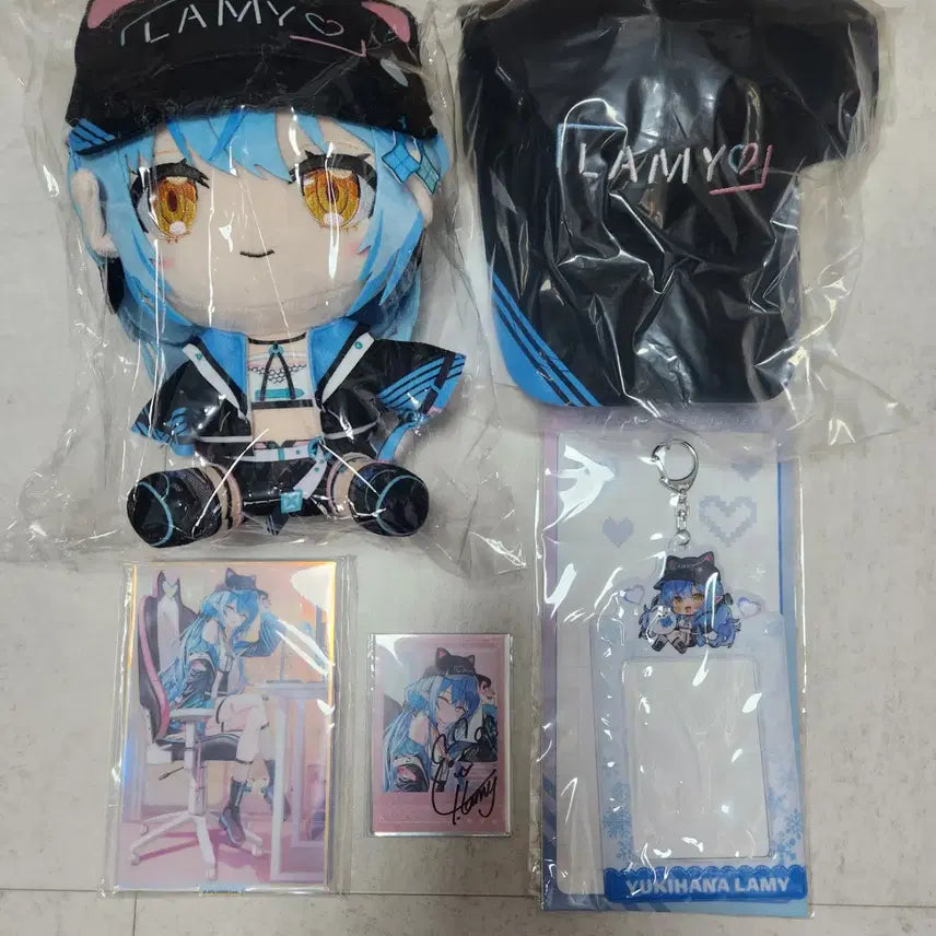 [BUNJANG] Hololive Yukihana Lamy Cyber Outfit Memorial Full Set (Sealed) / 홀로라이브 유키하나 라미 사이버 의상 기념 풀세트 미개봉 팝니다
