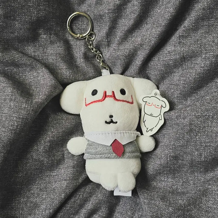 [BUNJANG] Ganadi Hayangi Doll Keychain / 가나디 하얀이 인형 키링