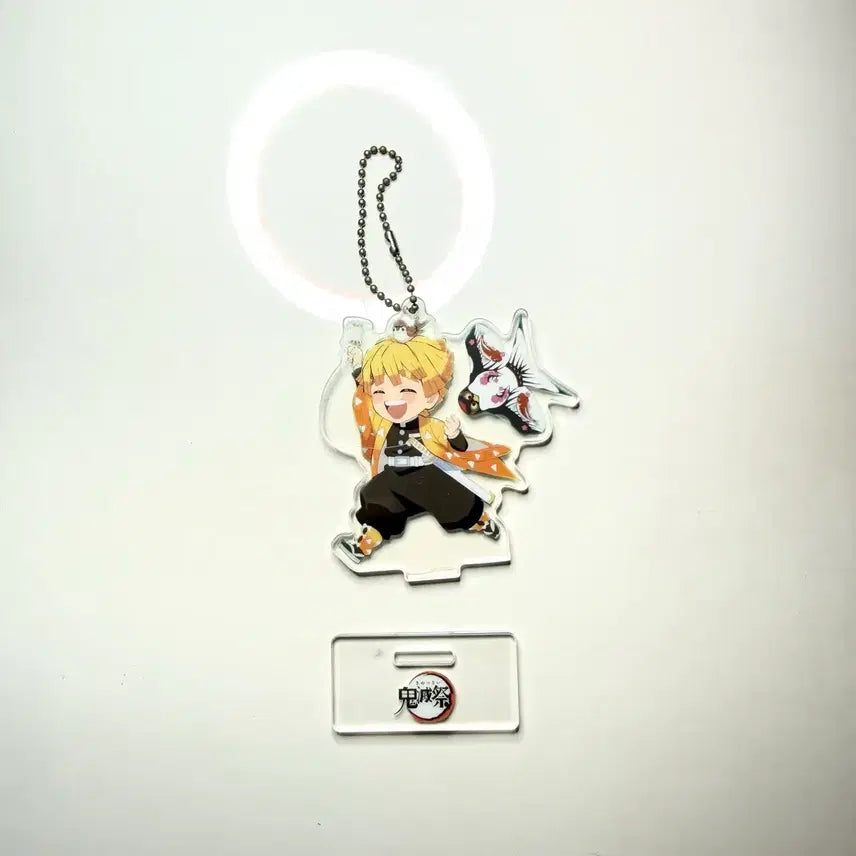 [BUNJANG] Agatsuma Zenitsu Acrylic Keyring / [급처 최저가] 귀칼 귀멸의 칼날 아가츠마 젠이츠 아크릴 키링 짹타로